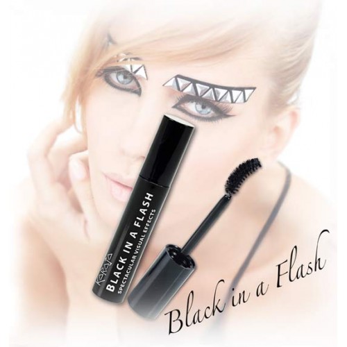 KARAJA BLACK IN A FLASH MASCARA спирала за максимално извиване и обем на мигли  